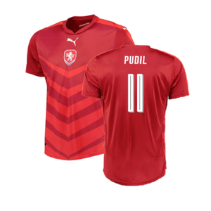 Czech Republic 2016-17 Home Shirt (XL) (Good) (Pudil 11)_0