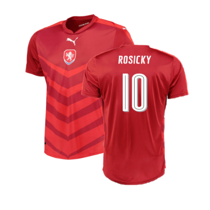 Czech Republic 2016-17 Home Shirt (XL) (Good) (Rosicky 10)