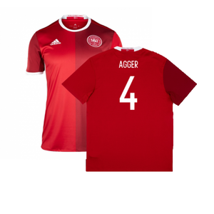 Denmark 2015-16 Home Shirt (L) (Excellent) (Agger 4)_0