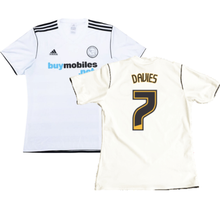 Derby County 2011-2012 Home Shirt (Fair) (Davies 7)