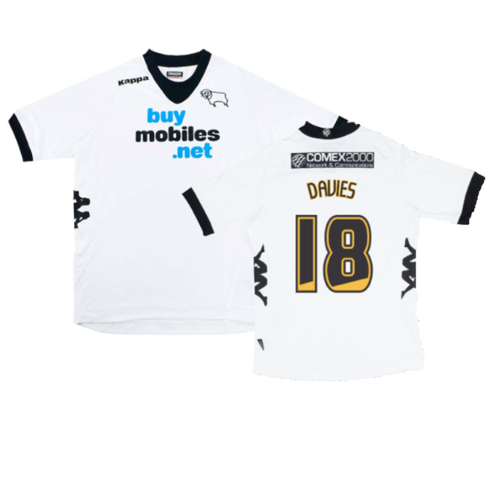 Derby County 2012-13 Home Shirt (L) (Very Good) (Davies 18)