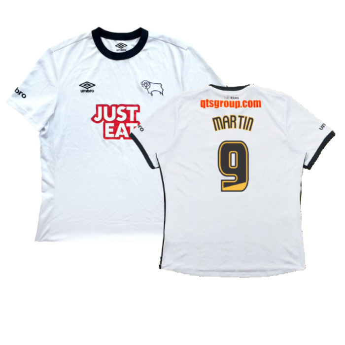 Derby County 2014-15 Home Shirt (L) (Good) (Martin 9)