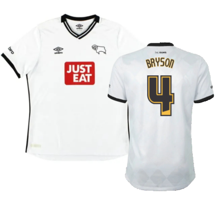 Derby County 2015-16 Home Shirt (M) (Very Good) (Bryson 4)