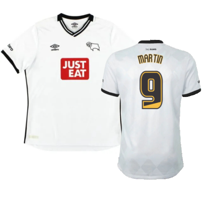 Derby County 2015-16 Home Shirt (M) (Very Good) (Martin 9)