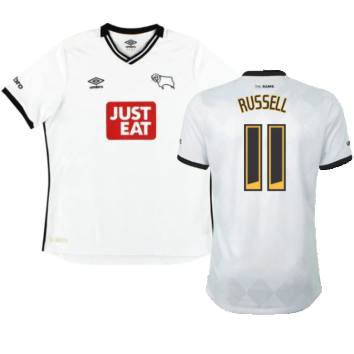 Derby County 2015-16 Home Shirt (M) (Very Good) (Russell 11)