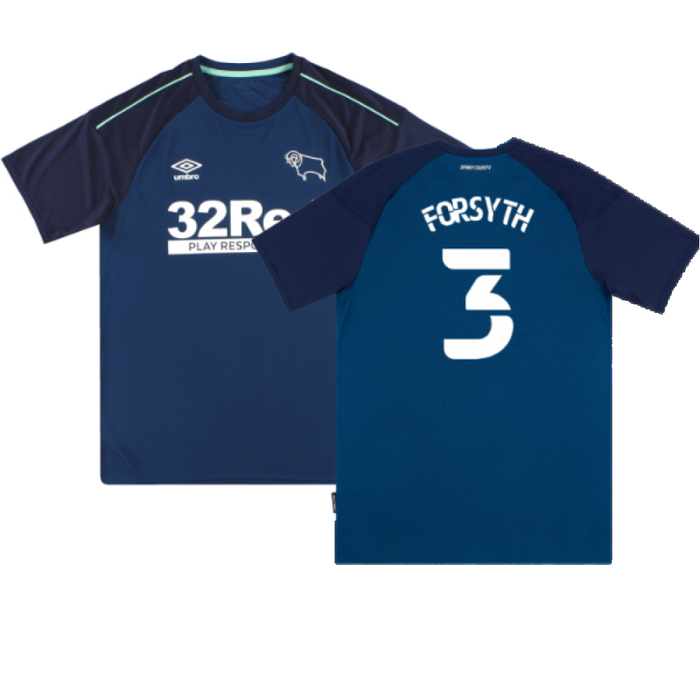 Derby County 2020-21 Away Shirt (S) (Excellent) (Forsyth 3)