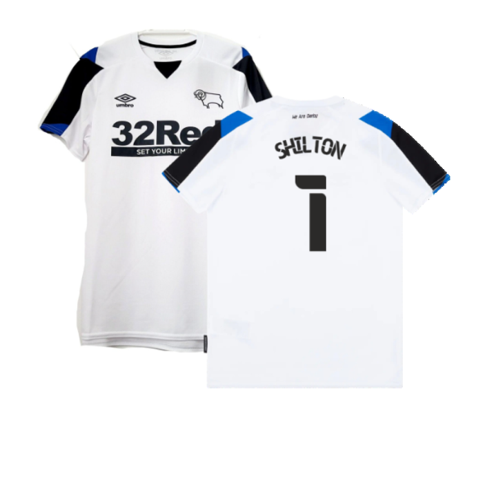 Derby County 2021-22 Home Shirt (L) (Mint) (Shilton 1)