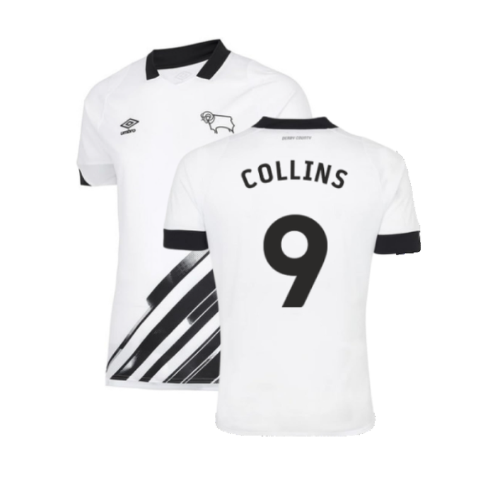 Derby County 2022-23 Home Shirt (Sponsorless) (S) (Collins 9) (Excellent)