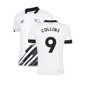 Derby County 2022-23 Home Shirt (Sponsorless) (XXL) (Collins 9) (Excellent)_0