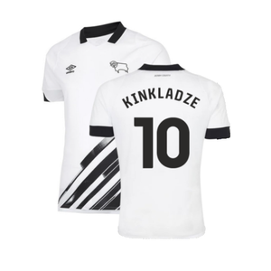 Derby County 2022-23 Home Shirt (Sponsorless) (L) (Kinkladze 10) (Mint)_0