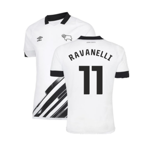 Derby County 2022-23 Home Shirt (Sponsorless) (S) (Ravanelli 11) (Mint)_0