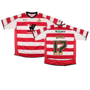 Doncaster 2008-09 Home Shirt (XL) (Good) (Woods 17)_0