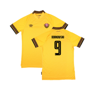 Dynamo Dresden 2022-23 Home Shirt (Sponsorless) (S) (Excellent) (Borkowski 9)_0