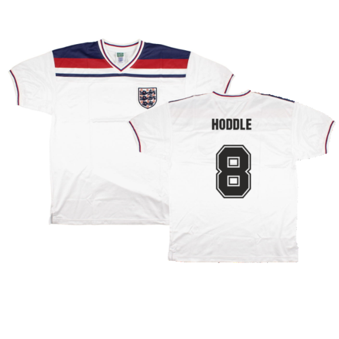 England 1980-82 Score Draw Replica Home Shirt (XL) (Good) (Hoddle 8)