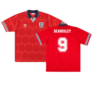 England 1990-92 Away Shirt (XL) (Excellent) (Beardsley 9)_0