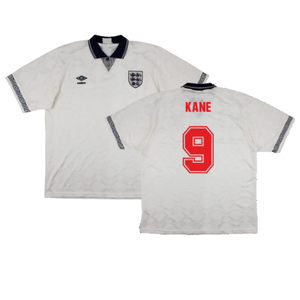 England 1990-92 Home Shirt (S) (Good) (Kane 9)_0