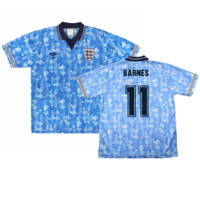 England 1990-92 Third (Medium) (Excellent) (Barnes 11)