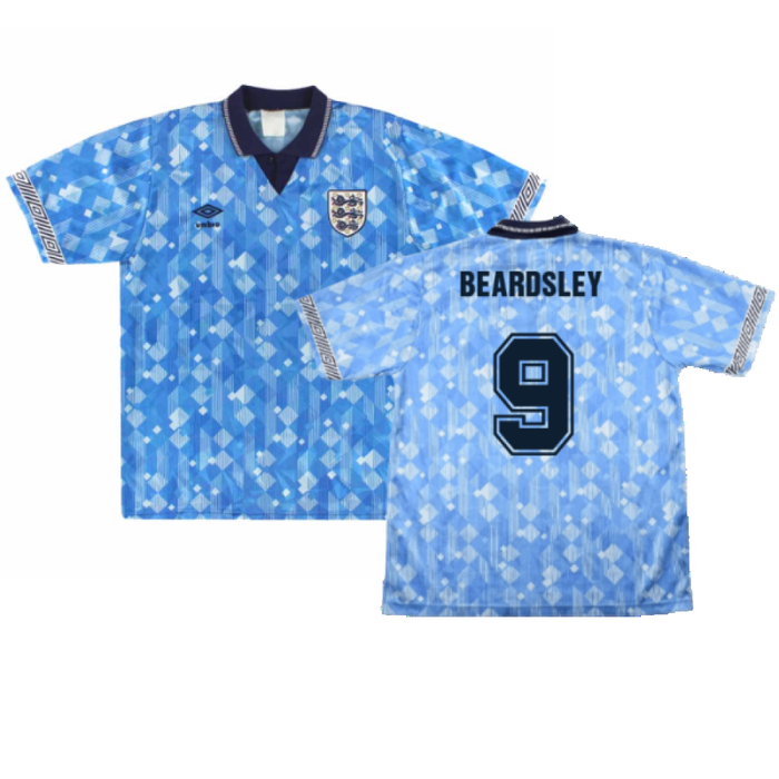 England 1990-92 Third (Medium) (Excellent) (Beardsley 9)