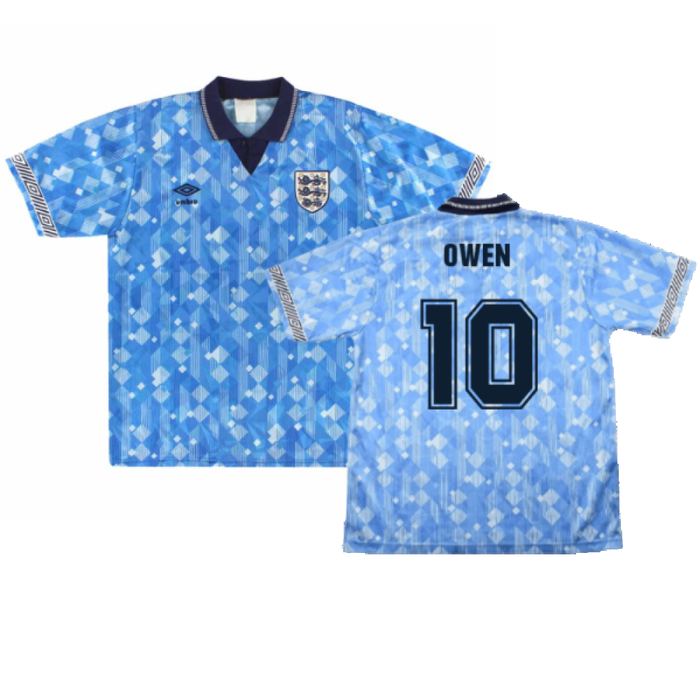 England 1990-92 Third (M) (Excellent) (Owen 10)