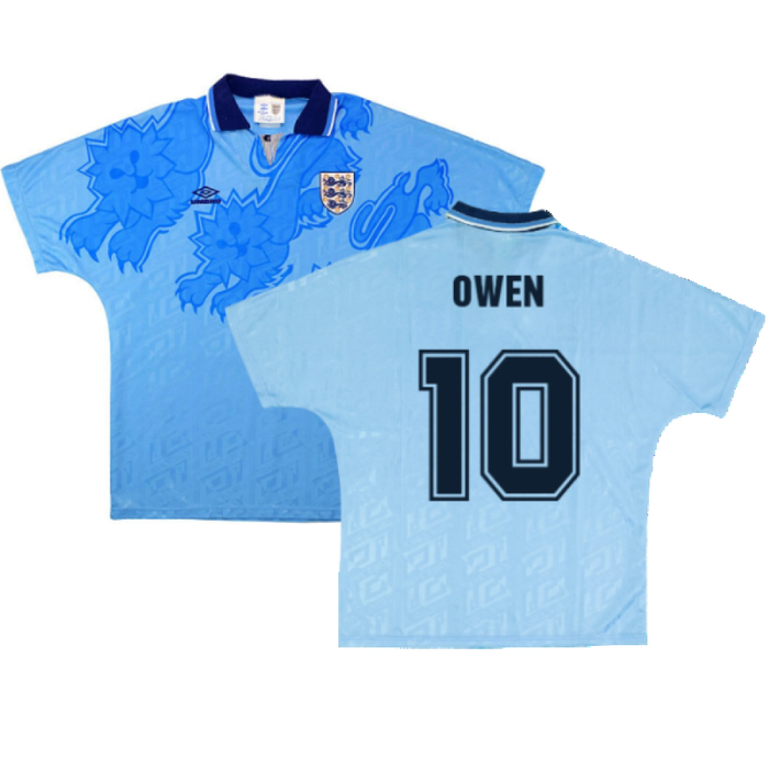 England 1992-93 Third Shirt (XL) (Excellent) (Owen 10)