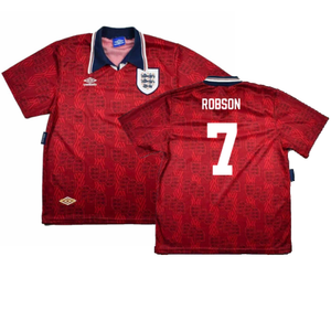 England 1993-95 Away Shirt (Very Good) (Robson 7)_0