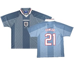 England 1995-96 Away Shirt (L) (Excellent) (Fowler 21)_0