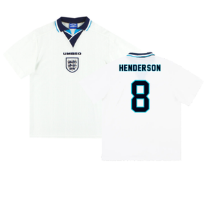 England 1995-97 Home Shirt (Excellent) (Henderson 8)_0