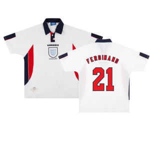 England 1997-99 Away Shirt (L) (Very Good) (FERDINAND 21)_0