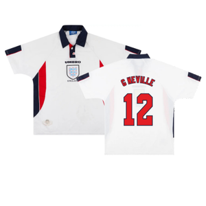 England 1997-99 Home Shirt (Good) (G NEVILLE 12)_0