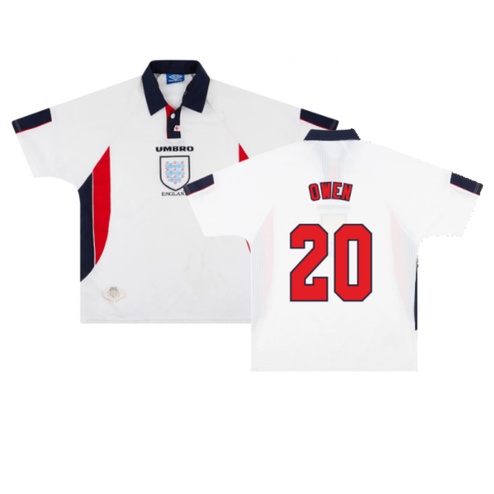 England 1997-99 Home Shirt (XL) (Excellent) (OWEN 20)