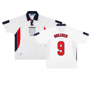 England 1997-99 Home Shirt (Good) (SHEARER 9)_0