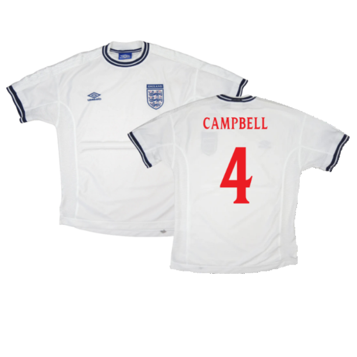 England 1999-01 Home Shirt (Fair) (Campbell 4)