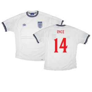 England 1999-01 Home Shirt (Very Good) (Ince 14)_0