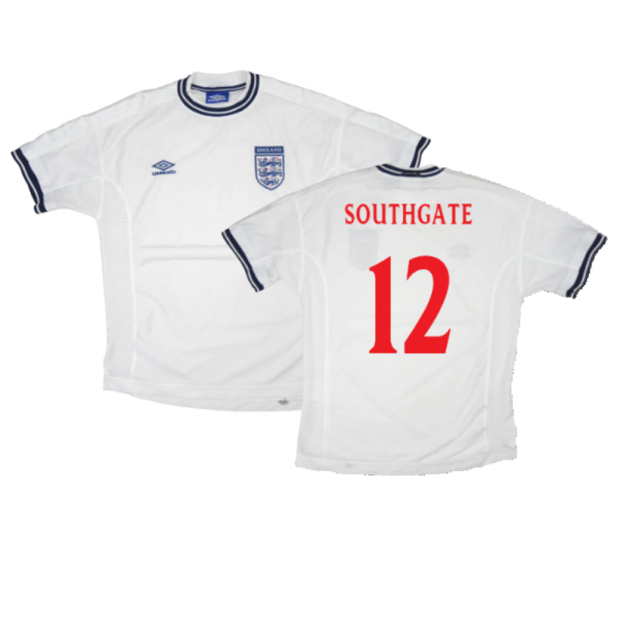 England 1999-01 Home Shirt (Fair) (Southgate 12)