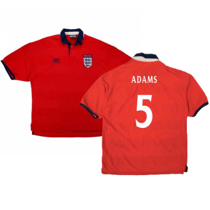 England 2000-01 Away Shirt (XL) (Very Good) (Adams 5)