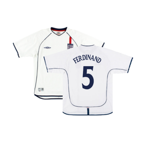 England 2001-03 Home Shirt (XL) (Fair) (FERDINAND 5)_0