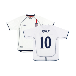 England 2001-03 Home Shirt (XXL) (Excellent) (OWEN 10)_0