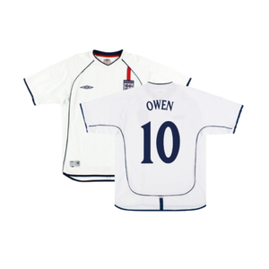 England 2001-03 Home Shirt (XL) (Fair) (OWEN 10)_0