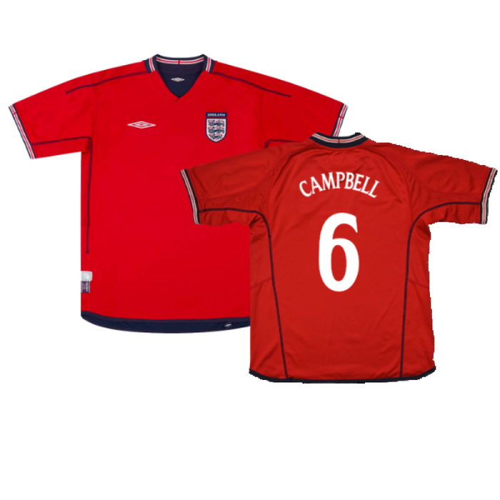 England 2002-04 Away (M) (Excellent) (Campbell 6)