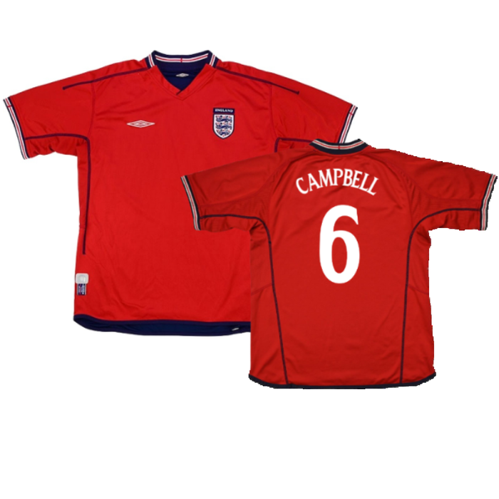 England 2002-04 Away Shirt (M) (Excellent) (Campbell 6)