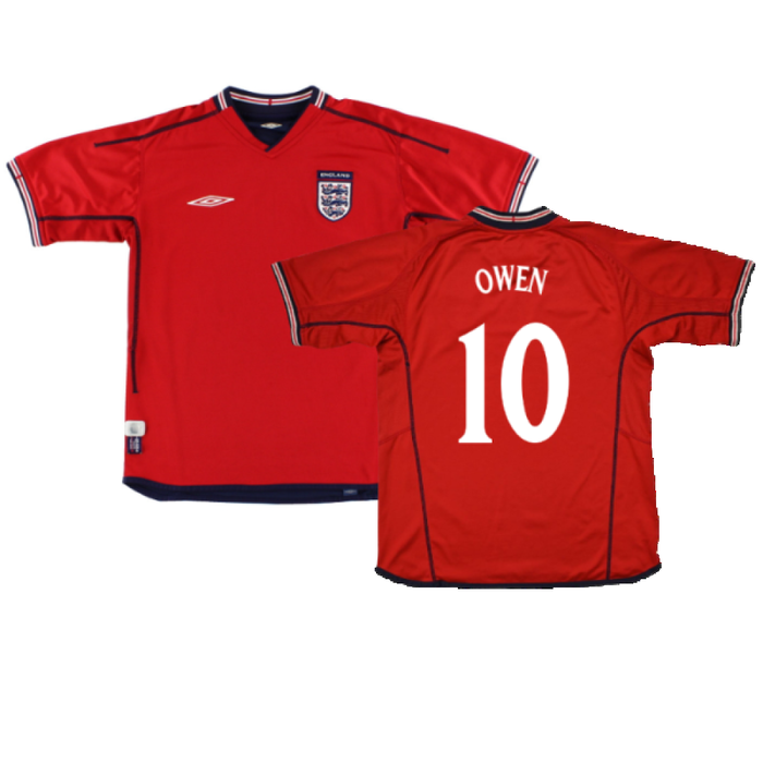 England 2002-04 Away Shirt (L) (Excellent) (OWEN 10)