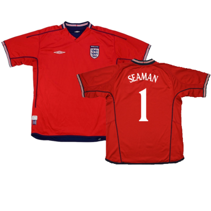 England 2002-04 Away Shirt (2XL) (Very Good) (SEAMAN 1)