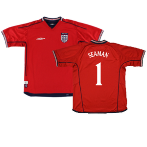 England 2002-04 Away Shirt (XL) (Very Good) (SEAMAN 1)_0