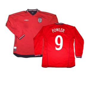 England 2006-08 Long Sleeve Away Shirt (Excellent) (Fowler 9)_0