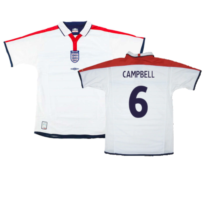 England 2003-05 Home (S) (Excellent) (Campbell 6)