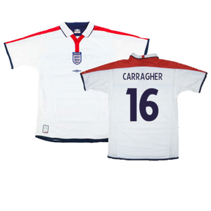 England 2003-05 Home Shirt (XL) (Fair) (Carragher 16)_0