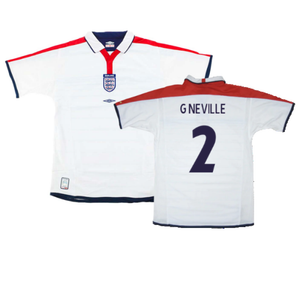 England 2003-05 Home Shirt (XL) (Fair) (G Neville 2)_0