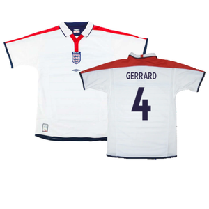 England 2003-05 Home Shirt (XL) (Fair) (Gerrard 4)_0