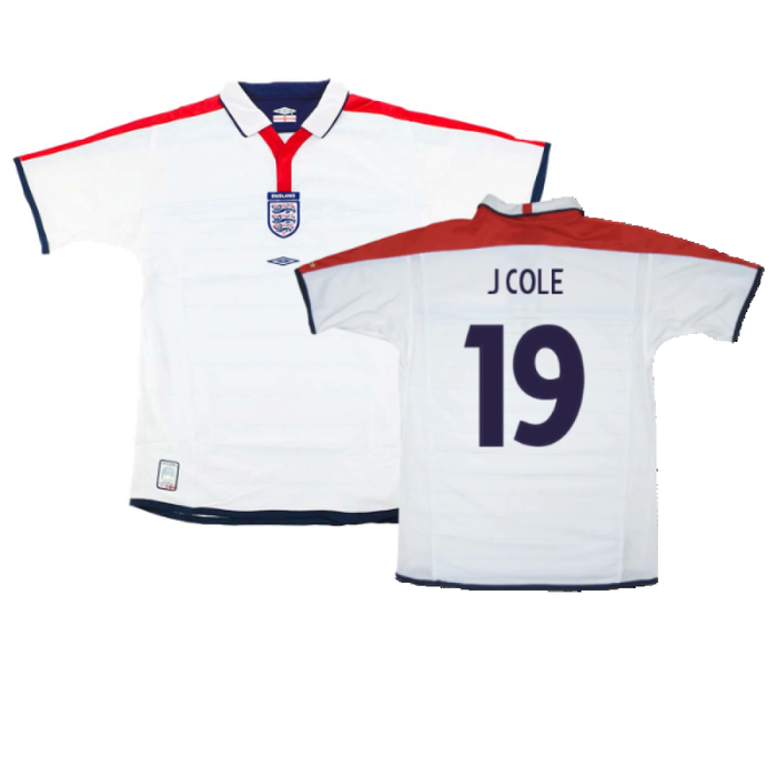 England 2003-05 Home Shirt (XL) (Very Good) (J Cole 19)