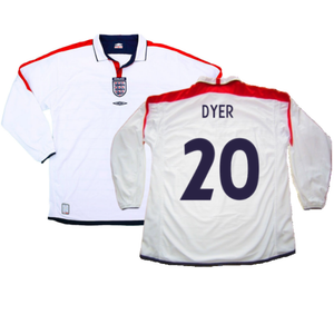 England 2003-05 Home L/S (M) (Excellent) (Dyer 20)_0